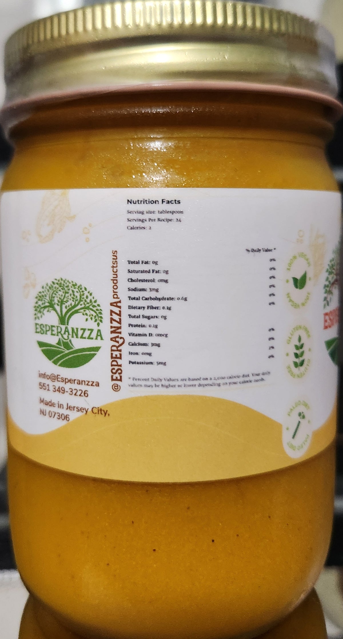 Gold Sea Moss Gel and Turmeric