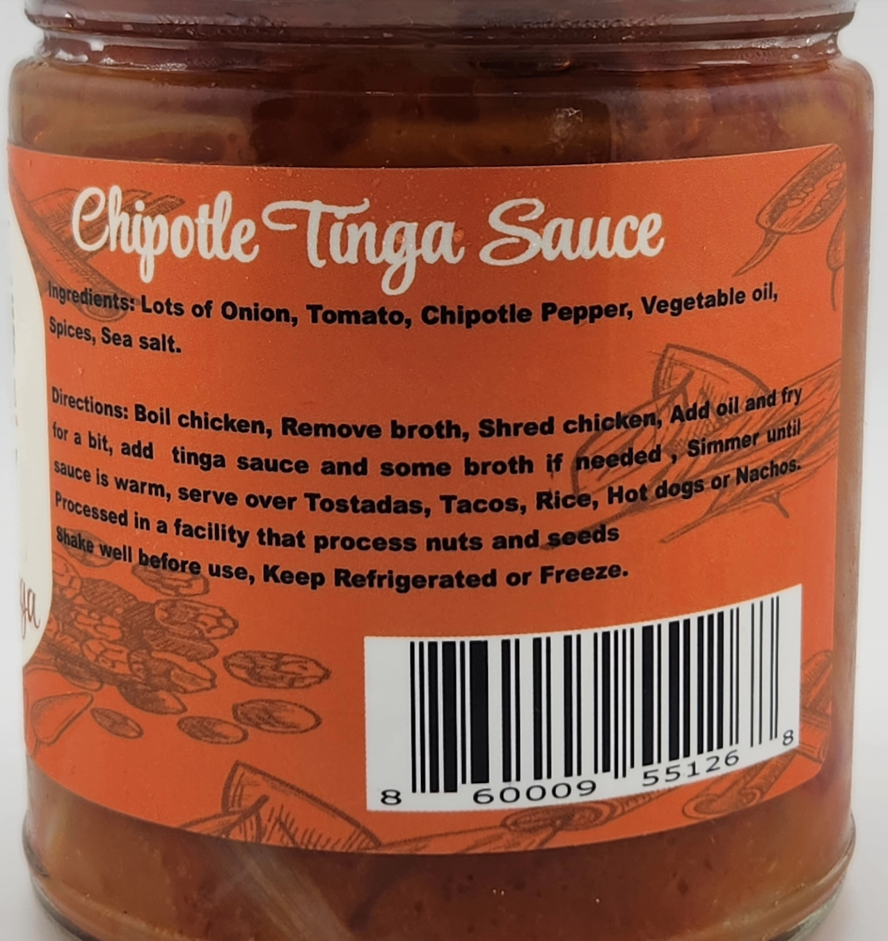 Chipotle Tinga sauce 10oz