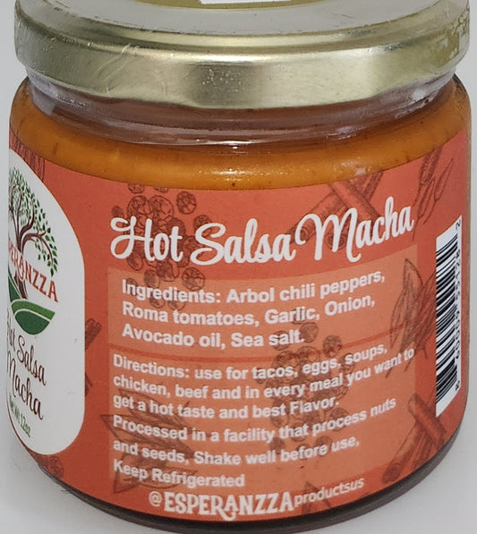 Hot Salsa Macha 12oz