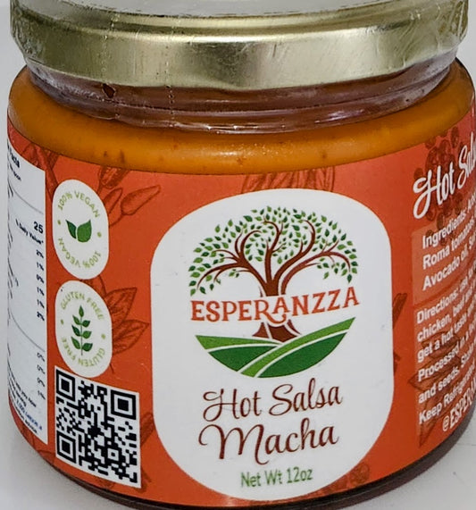 Hot Salsa Macha 12oz